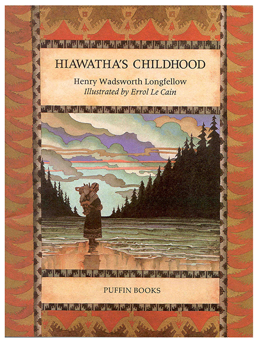 Offers Hiawatha's Childhood - Illustrations by Errol Le Cain - Poem by Henry Wadsworth Longfellow - Children's Book